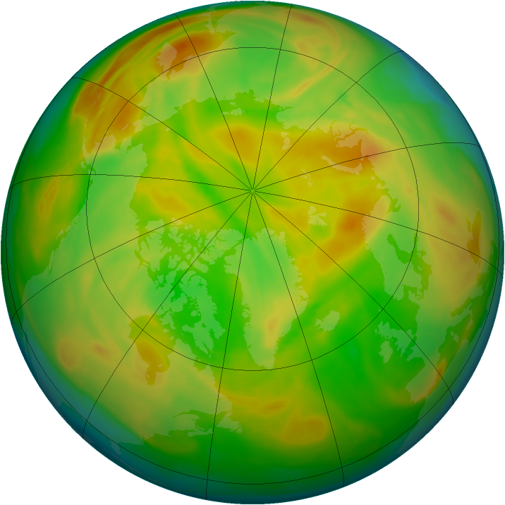Arctic ozone map for 10 May 2008